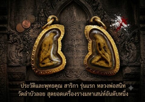 ประวัติและพุทธคุณ สาริกา รุ่นแรก หลวงพ่อสนิท วัดลำบัวลอย สุดยอดเครื่องรางมหาเสน่ห์อันดับหนึ่ง