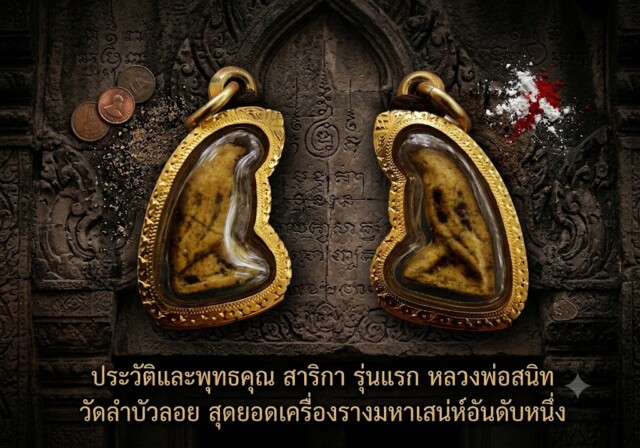 ประวัติและพุทธคุณ สาริกา รุ่นแรก หลวงพ่อสนิท วัดลำบัวลอย สุดยอดเครื่องรางมหาเสน่ห์อันดับหนึ่ง