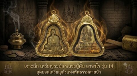 เจาะลึก เหรียญระฆัง หลวงปู่ฝั้น อาจาโร รุ่น 14 สุดยอดเหรียญดังแห่งทัพธรรมสายป่า