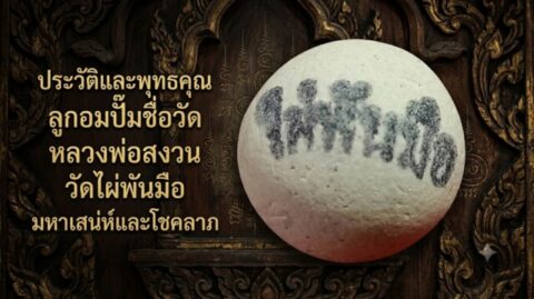 ประวัติและพุทธคุณ ลูกอมปั๊มชื่อวัด หลวงพ่อสงวน วัดไผ่พันมือ มหาเสน่ห์และโชคลาภ