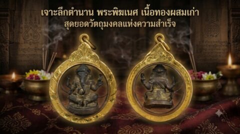 เจาะลึกตำนาน พระพิฆเนศ เนื้อทองผสมเก่า สุดยอดวัตถุมงคลแห่งความสำเร็จ