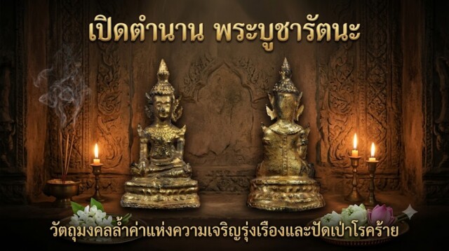 เปิดตำนาน พระบูชารัตนะ วัตถุมงคลล้ำค่าแห่งความเจริญรุ่งเรืองและปัดเป่าโรคร้าย