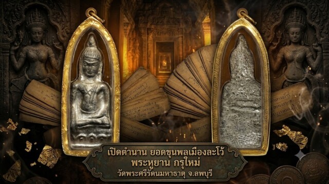 เปิดตำนาน ยอดขุนพลเมืองละโว้ "พระหูยาน กรุใหม่" วัดพระศรีรัตนมหาธาตุ จ.ลพบุรี