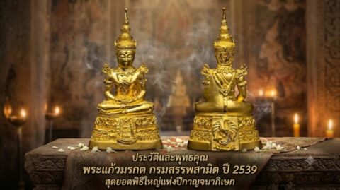 ประวัติและพุทธคุณ พระแก้วมรกต กรมสรรพสามิต ปี 2539 สุดยอดพิธีใหญ่แห่งปีกาญจนาภิเษก