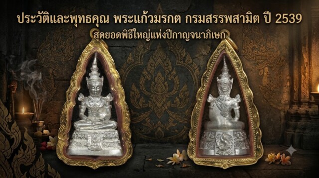 ประวัติและพุทธคุณ พระแก้วมรกต กรมสรรพสามิต ปี 2539 สุดยอดพิธีใหญ่แห่งปีกาญจนาภิเษก