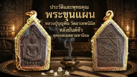 ประวัติและพุทธคุณ พระขุนแผน หลวงปู่บุญพิน วัดผาเทพนิมิต หลังยันต์ห้า สุดยอดเมตตามหานิยม