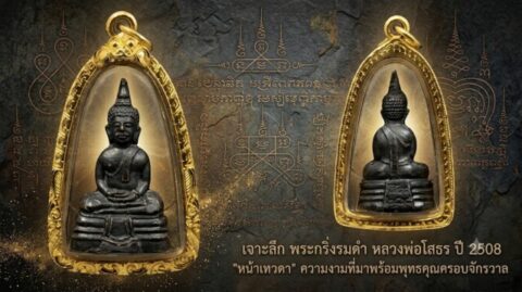 เจาะลึก พระกริ่งรมดำ หลวงพ่อโสธร ปี 2508 "หน้าเทวดา" ความงามที่มาพร้อมพุทธคุณครอบจักรวาล
