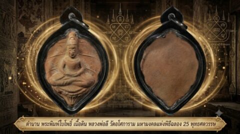 ตำนาน พระพิมพ์ใบโพธิ์ เนื้อดิน หลวงพ่อลี วัดอโศการาม มหามงคลแห่งพิธีฉลอง 25 พุทธศตวรรษ