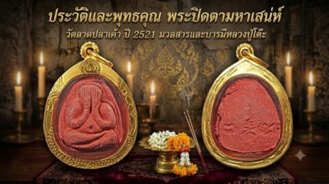 ประวัติและพุทธคุณ พระปิดตามหาเสน่ห์ วัดลาดปลาเค้า ปี 2521 มวลสารและบารมีหลวงปู่โต๊ะ
