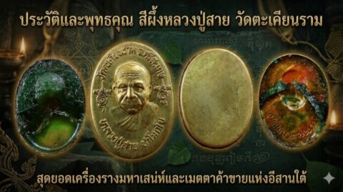 ประวัติและพุทธคุณ สีผึ้งหลวงปู่สาย วัดตะเคียนราม สุดยอดเครื่องรางมหาเสน่ห์และเมตตาค้าขายแห่งอีสานใต้
