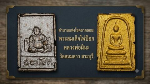 ตำนานแห่งโชคลาภลาภลอย! พระสมเด็จไพ่ป๊อก หลวงพ่อผินะ วัดสนมลาว สระบุรี