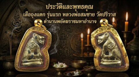 ประวัติและพุทธคุณ เสือถุงแตก รุ่นแรก หลวงพ่อสมชาย วัดปริวาส ตำนานพยัคฆราชมหาอำนาจ