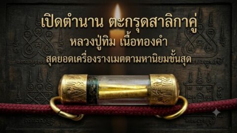 เปิดตำนาน ตะกรุดสาลิกาคู่ หลวงปู่ทิม เนื้อทองคำ สุดยอดเครื่องรางเมตตามหานิยมขั้นสุด