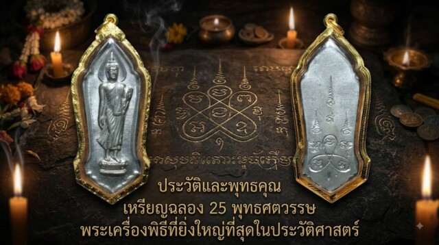 ประวัติและพุทธคุณ เหรียญฉลอง 25 พุทธศตวรรษ พระเครื่องพิธีที่ยิ่งใหญ่ที่สุดในประวัติศาสตร์